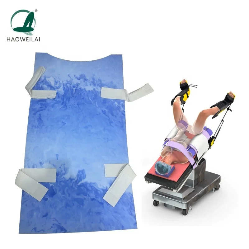 Blue memory foam Pink pad Prime Pad Medical mattress prevent patients to slide of the operation table during high inclination