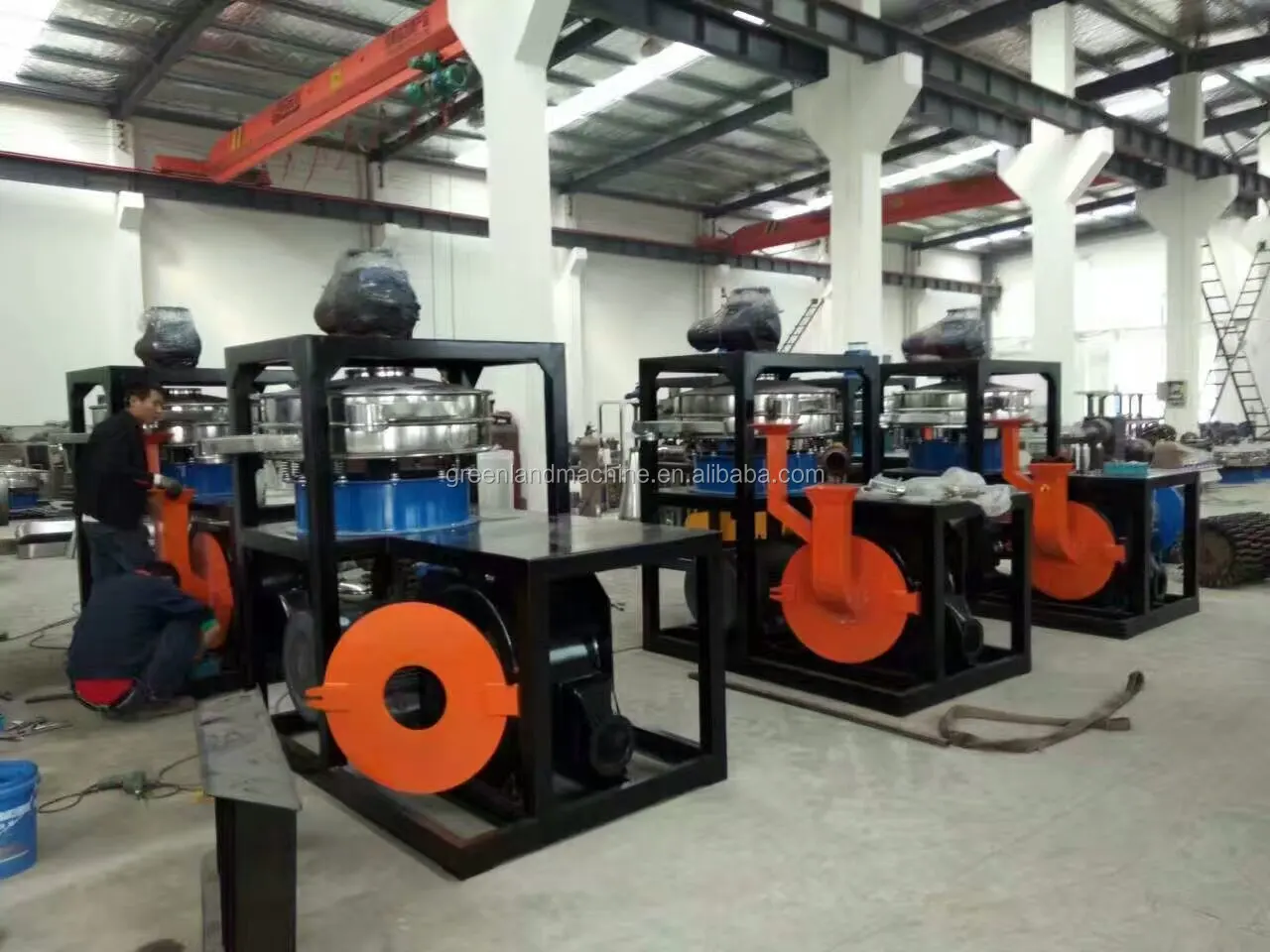 Greenland crushed PVC scraps pulverizer machine