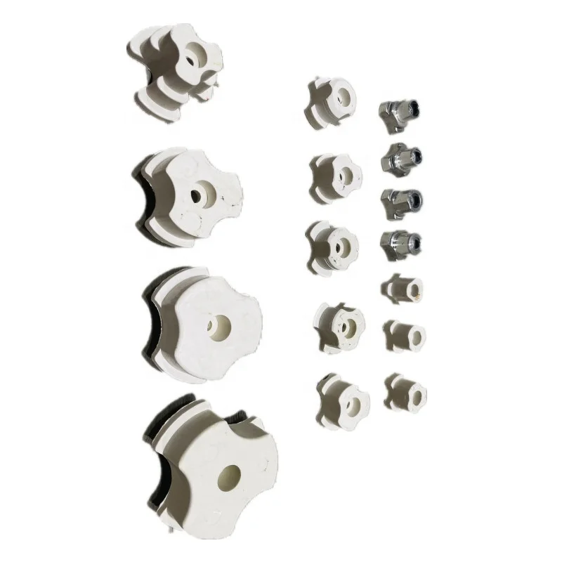 Various different size ceramics aluminum preform holder for semi auto blowing machine