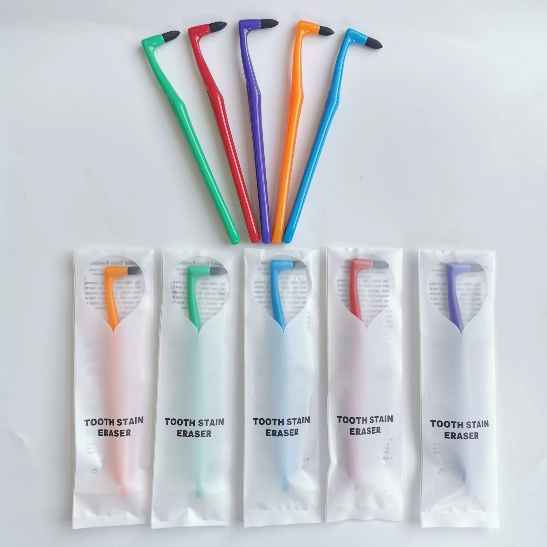 Orthodontic Toothbrush with Tartar Eraser Polisher Feature Tooth Stain Removers and Interdental Brushes