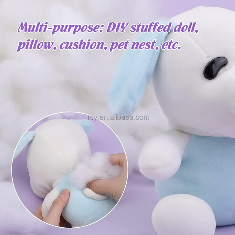 5 OZ Prepacked fiber filling Eco friendly soft toy filling DIY polyester fiber fill dacron polyfil balls fiber pillow stuffing