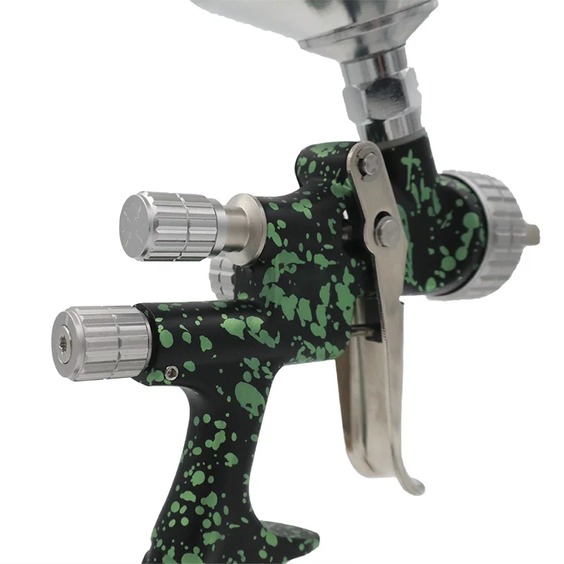 Manual Multi-functional repairable sprayable air pneumatic spray gun  painting mini with Metal Swivel Cup