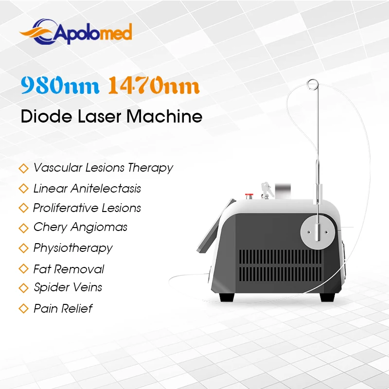30W Medical Standard Use 980 1470 Endolift Diode Laser For Surgery Vascular Removal Veins Removal Liposuction Weight Loss