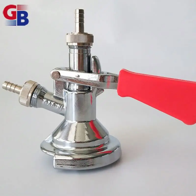 GB brass A type Keg coupler brew barrel spear connector with relieve valve