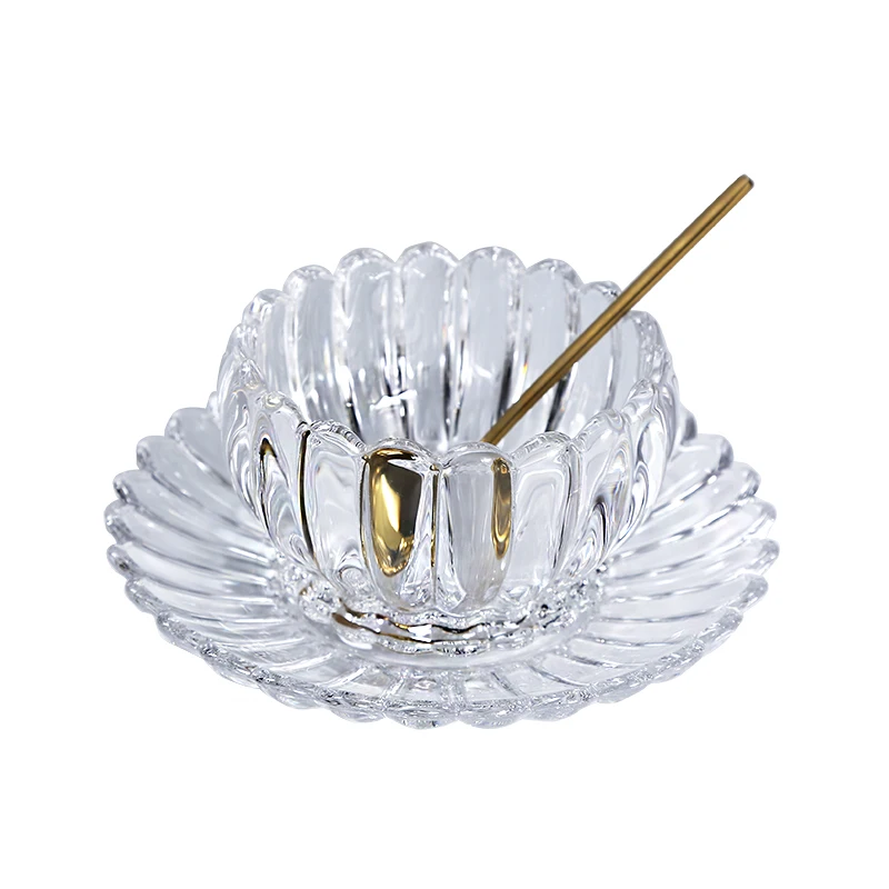 New Creative Glass Bowl Exquisite Transparent Bowl Tableware Set