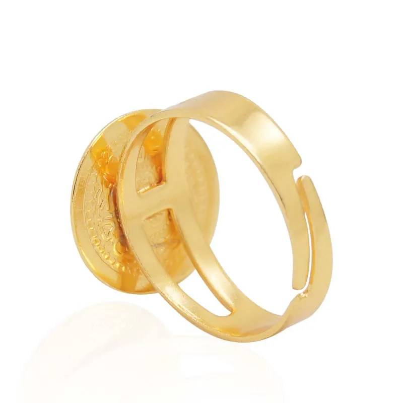 Factory Wholesale Muslim Coin Earrings Ring Bracelet Jewelry set Arab Gold Plated Popular Jewelry