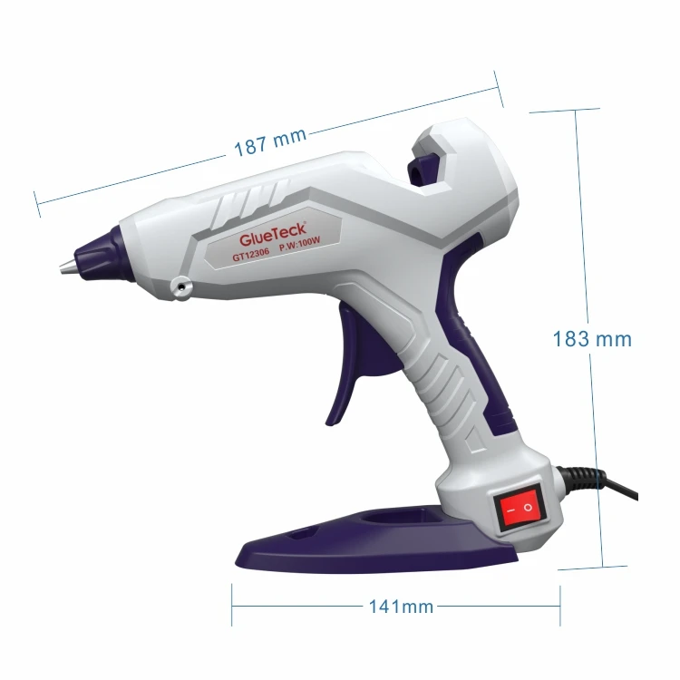 Industrial  CB CE certification Factory 100w Silicon Gun for Glue DIY hot melt glue gun For Women
