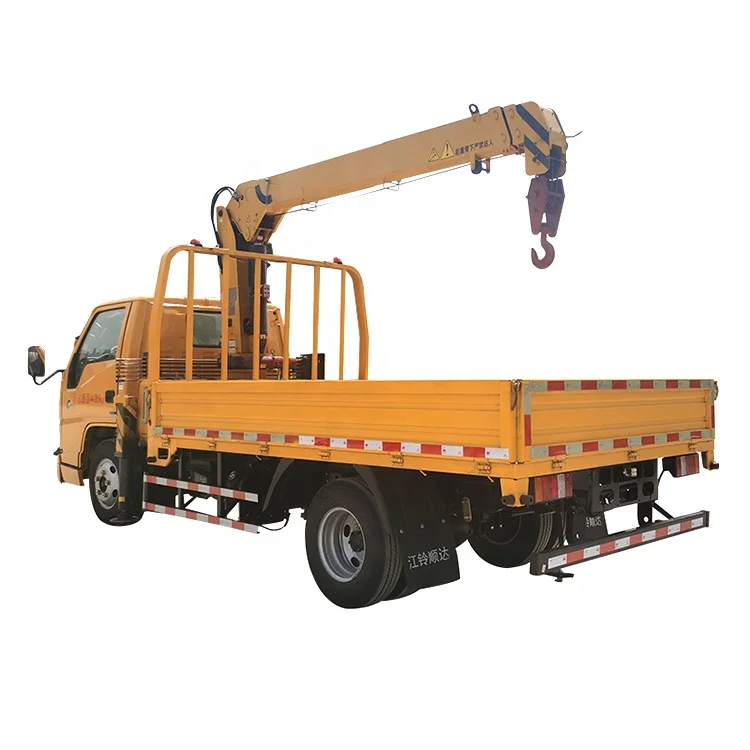China 1 ton to 10 ton knuckle mobile boom pickup truck crane truck