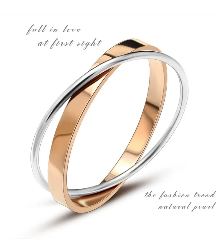 Wholesale Simple Fashion Design Stainless Steel 18K Gold Plating Women Men Bracelet Bangles For Gift