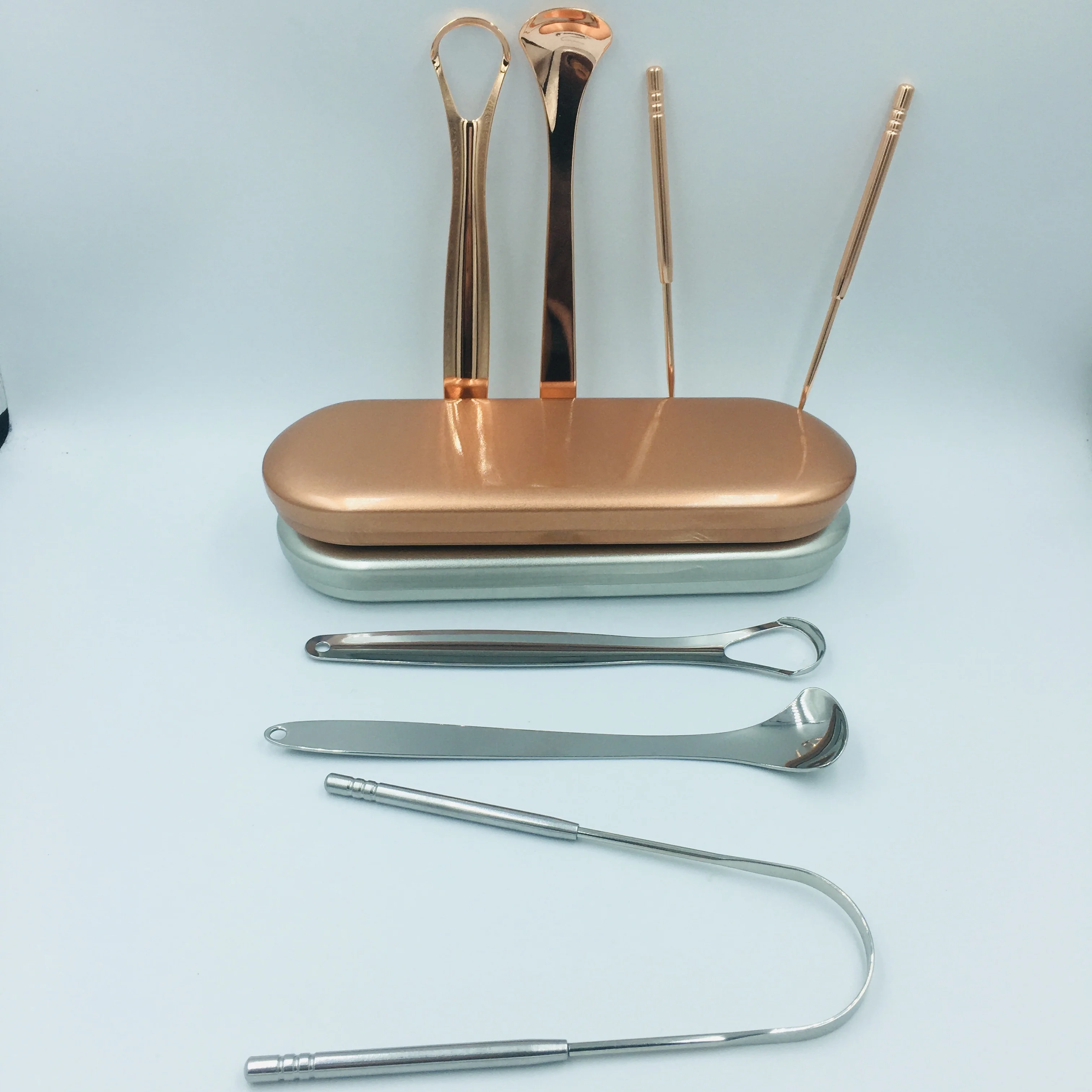 100% 304 Stainless Steel Tongue Medical Grade Healthy Oral Care Adults Kids Tongue Cleaners