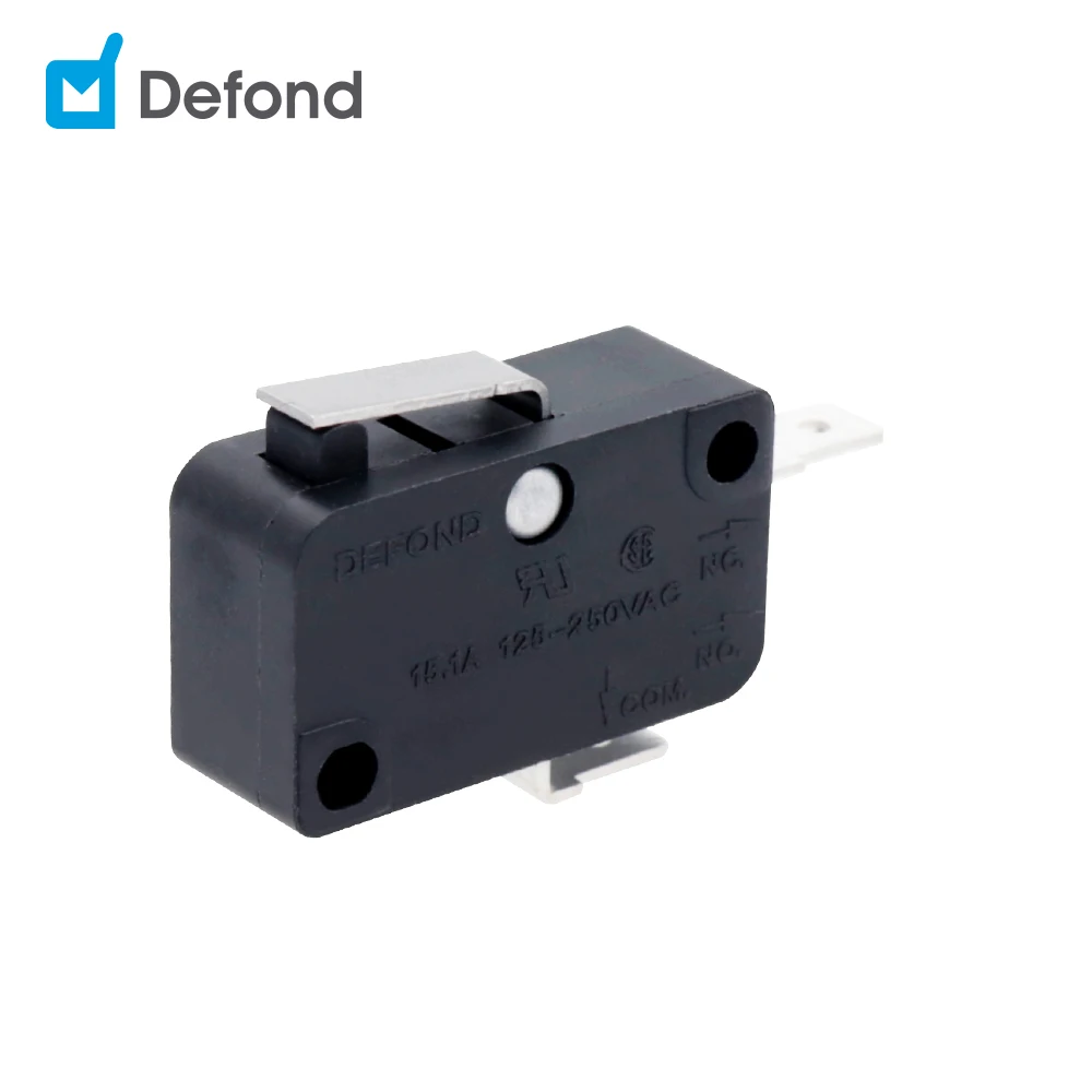 New Defond micro switch 2 pin 250 125Vac 15A spst micro switch t85 5e4 electronic DMC-1115-AA-GAH34-01R short lever micro switch