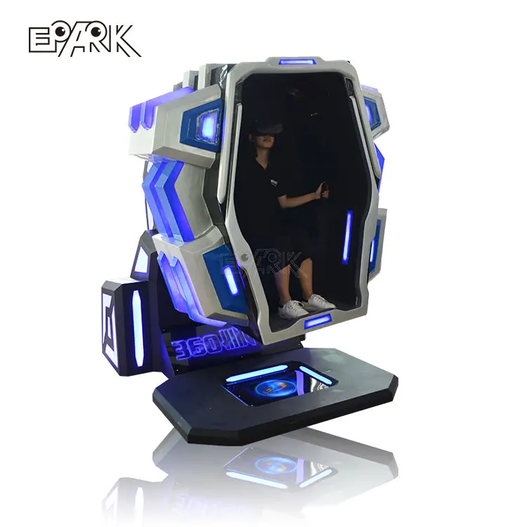 Quality Shooting Game 720 Degree Amusement Chair 9D VR Cinema Roller Coaster Simulator