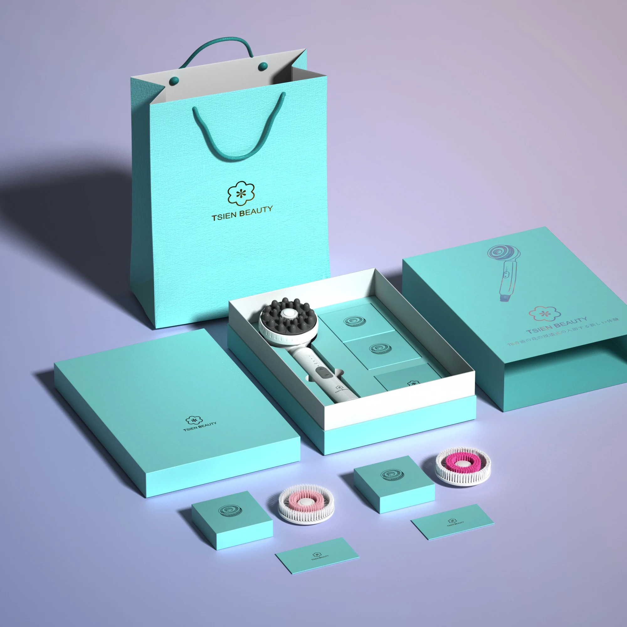 Multi-function Exfoliation Massage Shower Clean Brush Electric Hand Held Body Scrub Brush