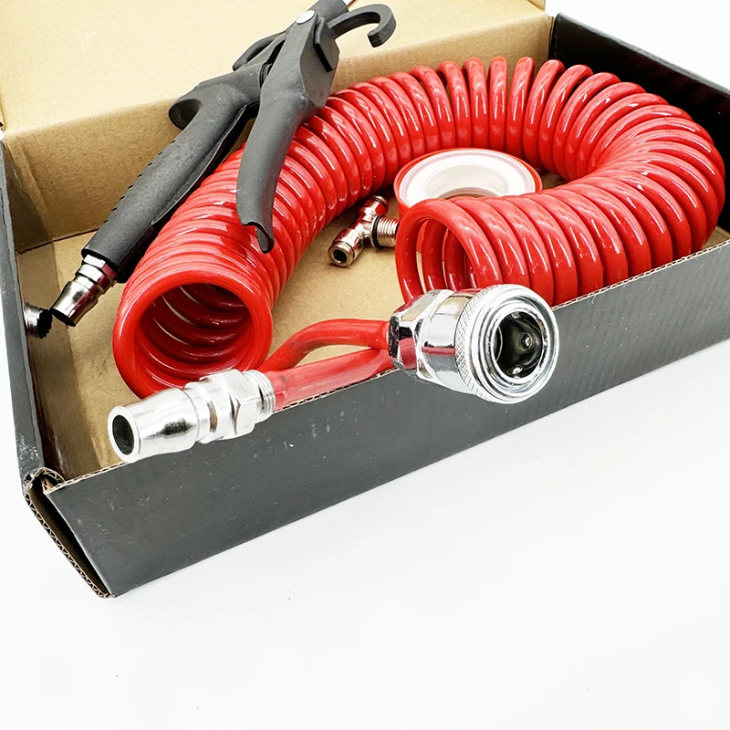 Wholesale Heavy Duty Pneumatic Dust Blows Tool Gun Plastic Air Duster Gun Long Nozzle with Quick Connector and high end PA tube