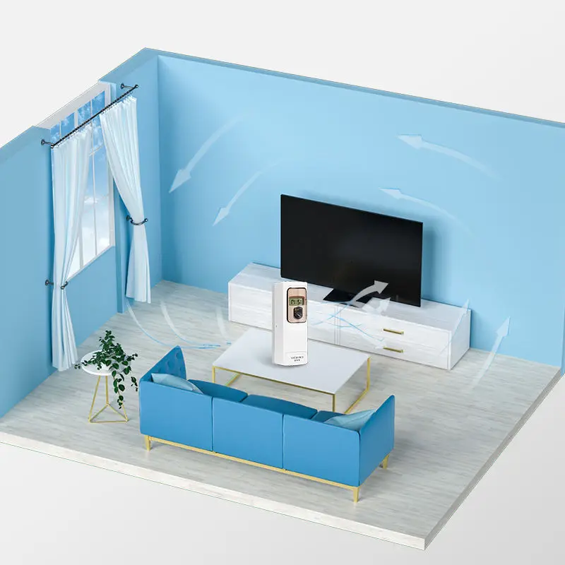 LCD automatic spraying machine wall mounted type environmental protection locking aerosol dispenser