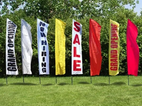 high quality customized feather banner flags with flagpole and X base