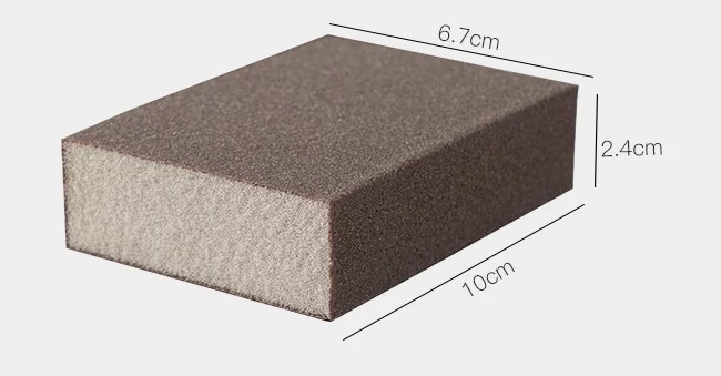 Kitchen Scouring Pad Cleaning Dishes Washing Pot Emery sponge Double-sided Sponge Block Daily Necessities Dishwashing Sponge_1