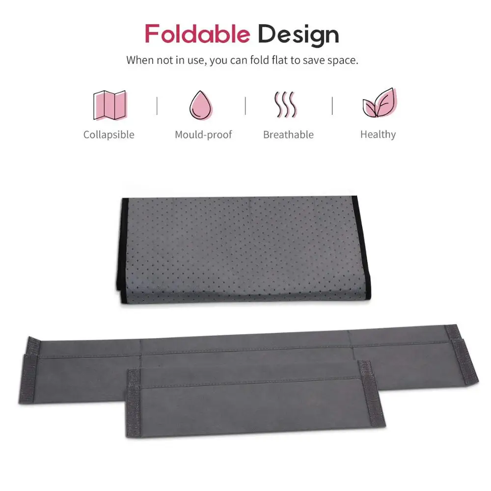 Foldable Underbed Clothing Organizers Quilt Clothes Zipper Clear Windows underbed Storage bag