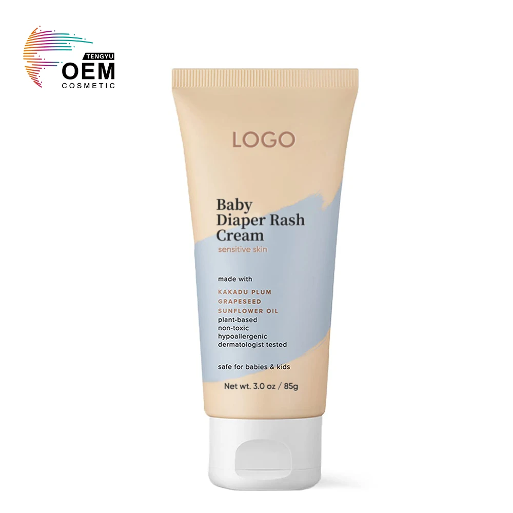 Wholesale Sunflower Oil Daily Defense Baby Diaper Rash Cream Moisturizes Non-Toxic Diapering Lotion With Non-Nano Zinc Oxide