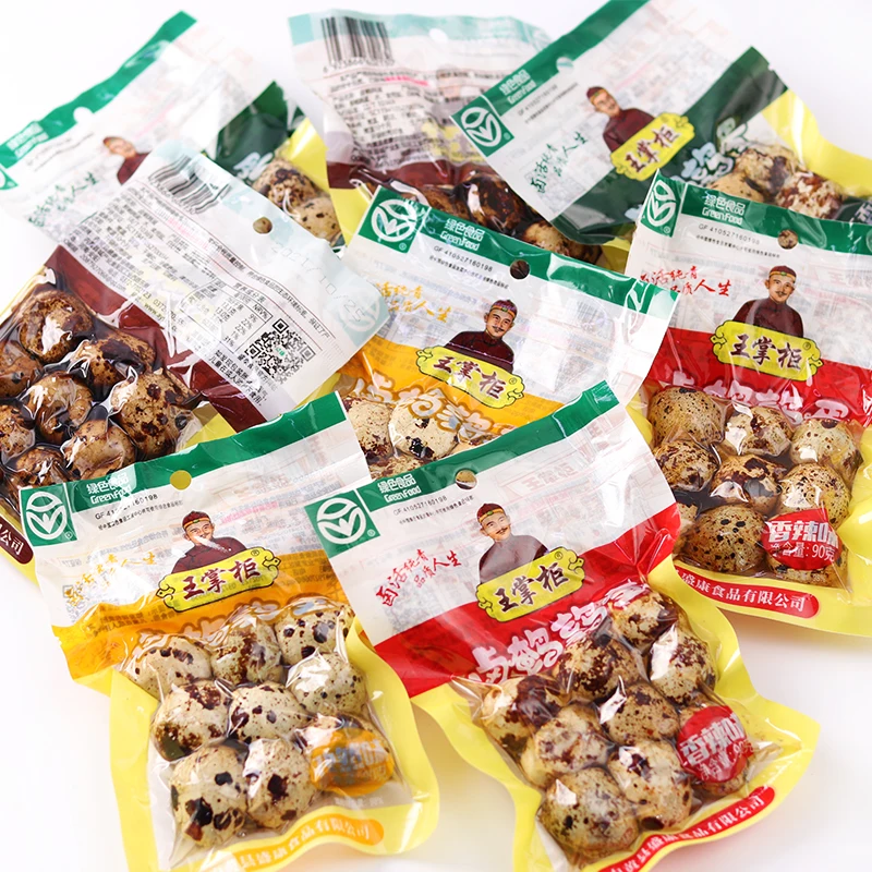 Suitable for supermarket sales family breakfast cooked quail eggs from the taste of China