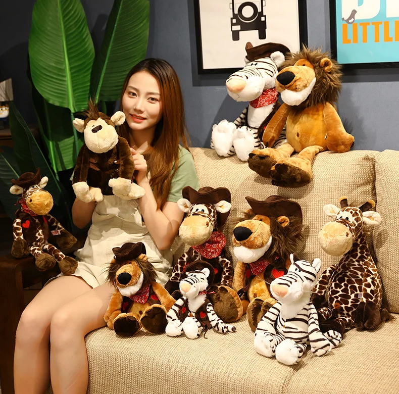 Forest Family Animal Sets Kids Role Play Toys 3 Dolls Per Set Children Pretend Toy Mini Dolls Animals Plush Toys