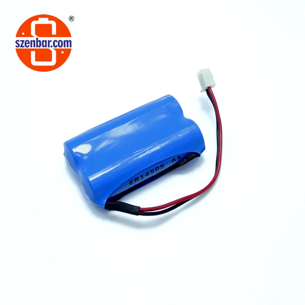 China manufacturer 2400mAh 3.6v AA size 14.5*50.5mm primary lithium battery ER14505