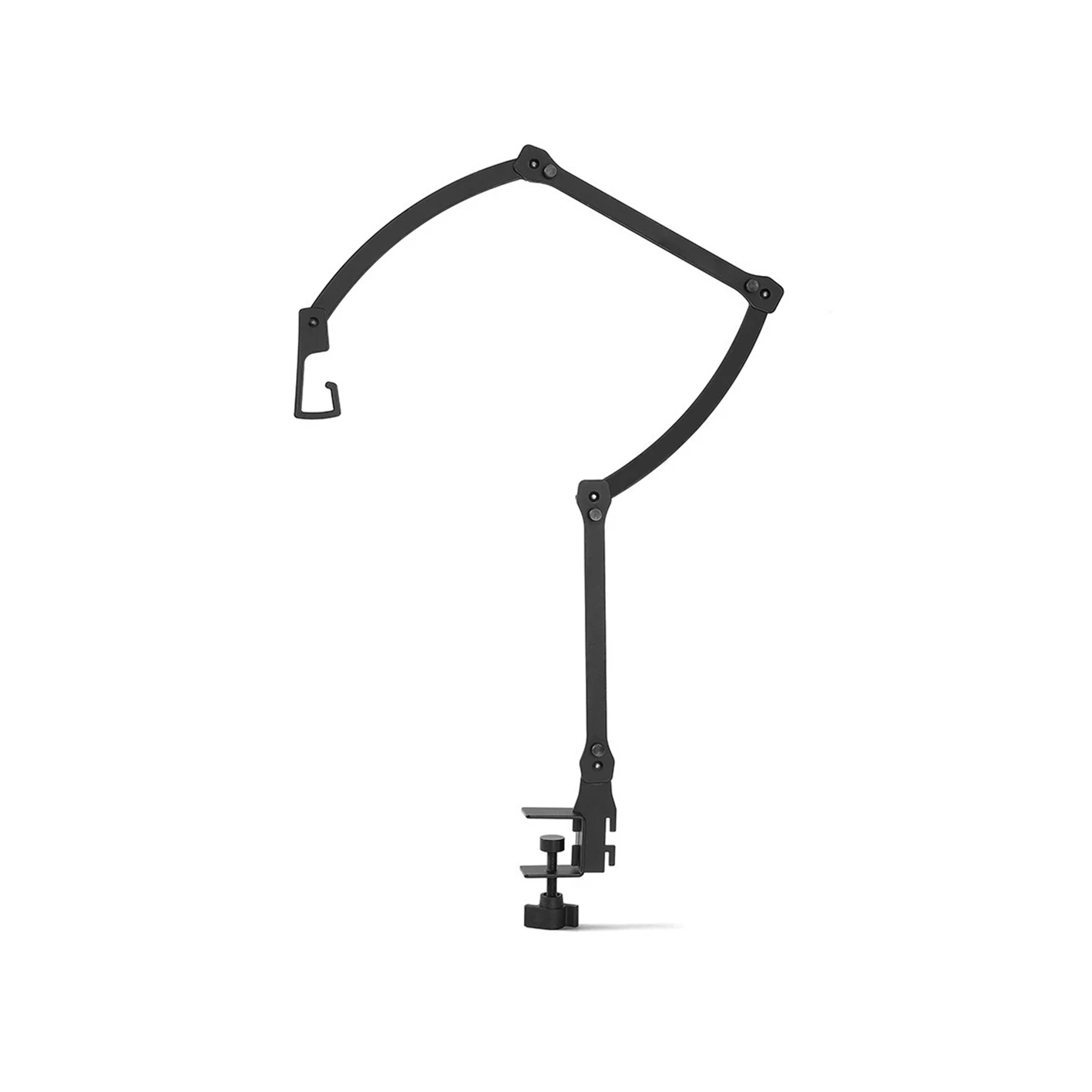 Outdoor multi-function 360-degree adjustable lamp stand Metal long arm folding table lamp stand