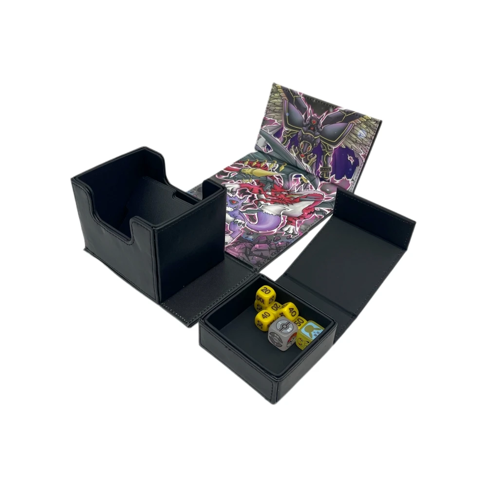 Luxury Custom Playing Card Deck Box Trading Card Storage Game Board Paper Card Plastic Box for Tarot Mtg Poke Mons Tcg Yugioh