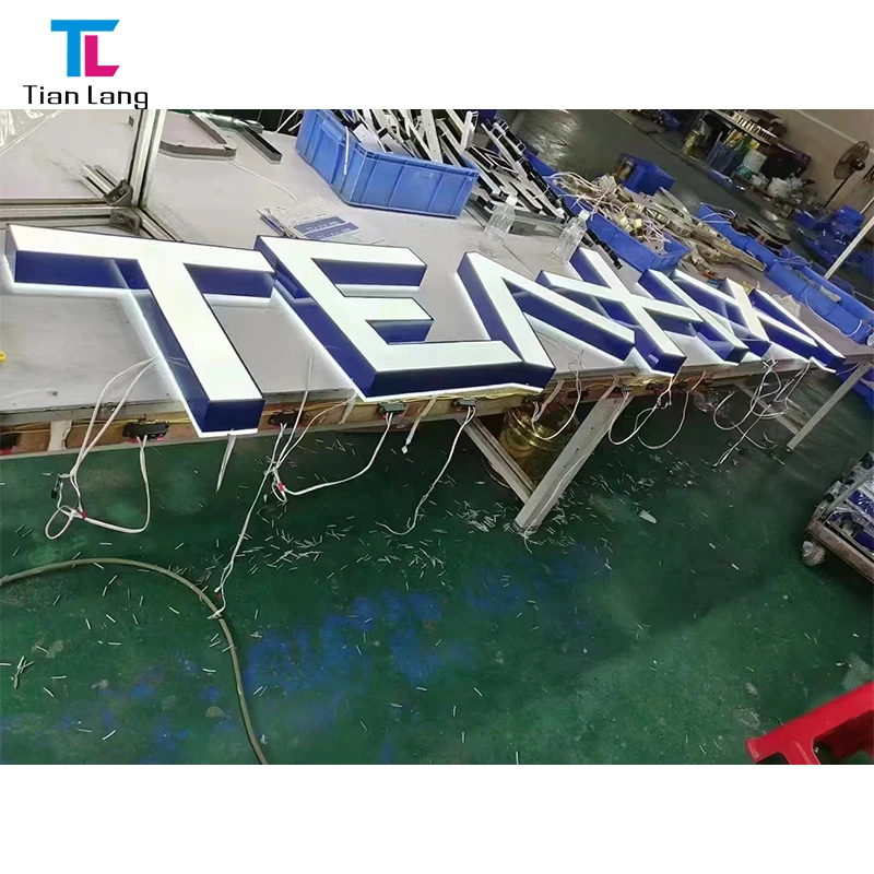 Custom LED Neon 3d Infinity Mirror Acrylic Light Box Outdoor Hang Marquee Letters Sign Design Effect Neon Sign Wall Decoration