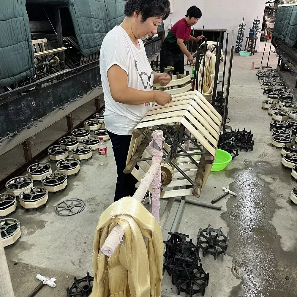 Jiali textile products 100% Natural tussar Silk 33/37D Grade AA