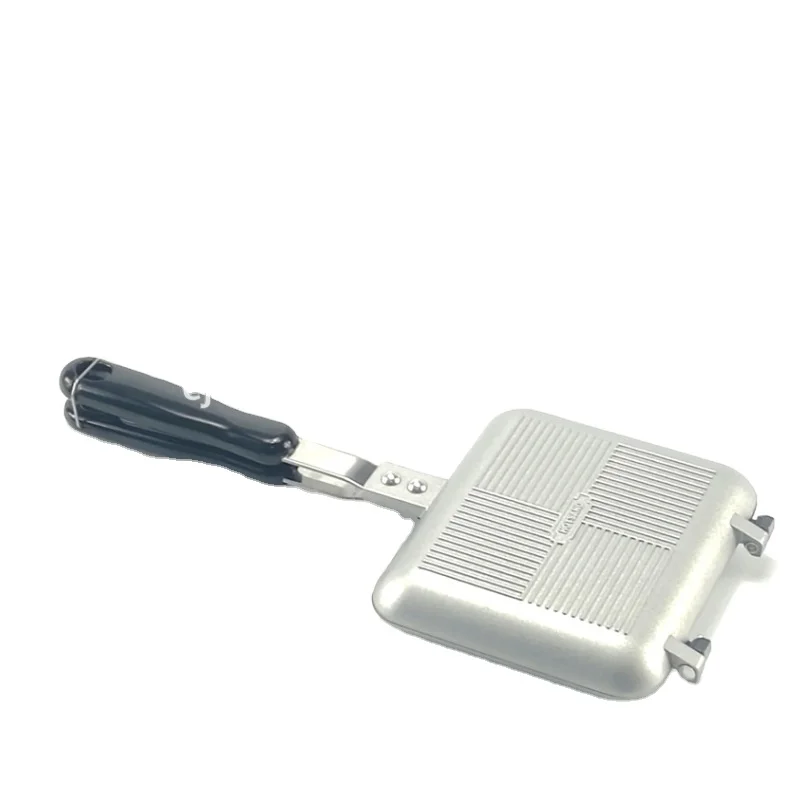 Non-Stick Sandwich Maker And Panini Toaster Double Side Fry Pan With Induction Bottom Waffle Maker