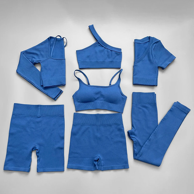 2022 New Woman High Waist Pants Seamless workout sets for women Sports quick-drying threaded underwear fitness suit