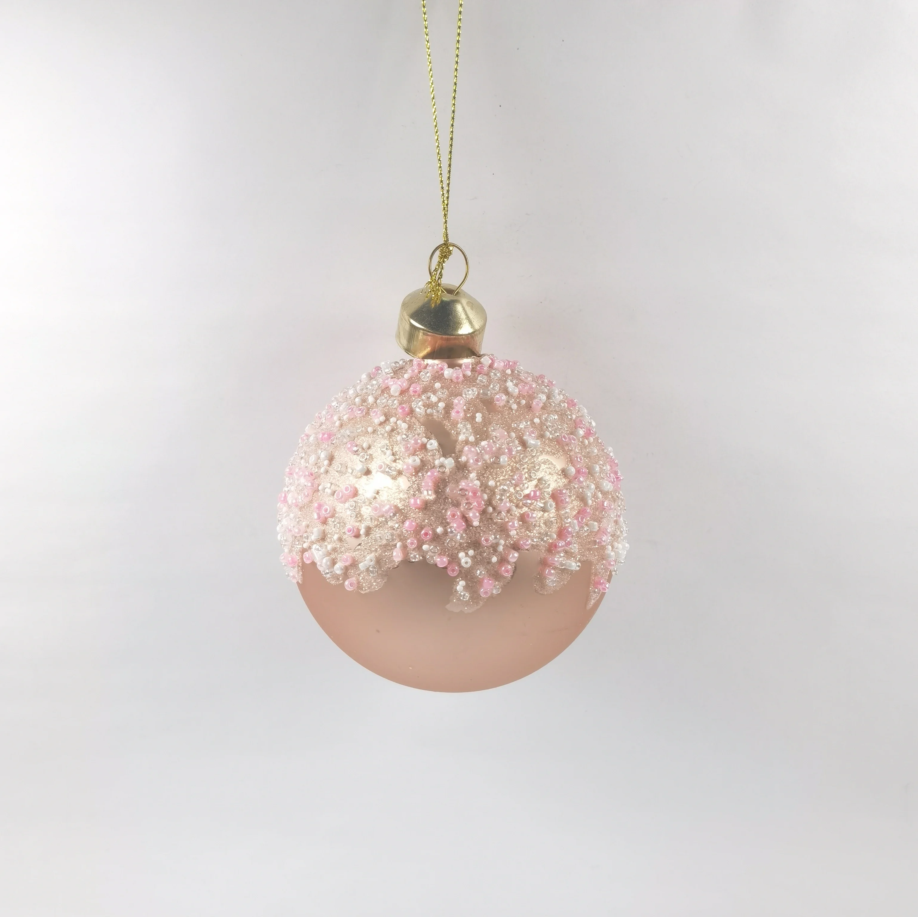 2022 New Christmas ornaments  gifts white and blue Christmas glass ball decorations for sale