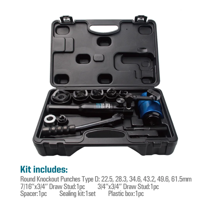 Weinisen WK-12AL hydraulic punch hand metal punch hydraulic hole making punch metric