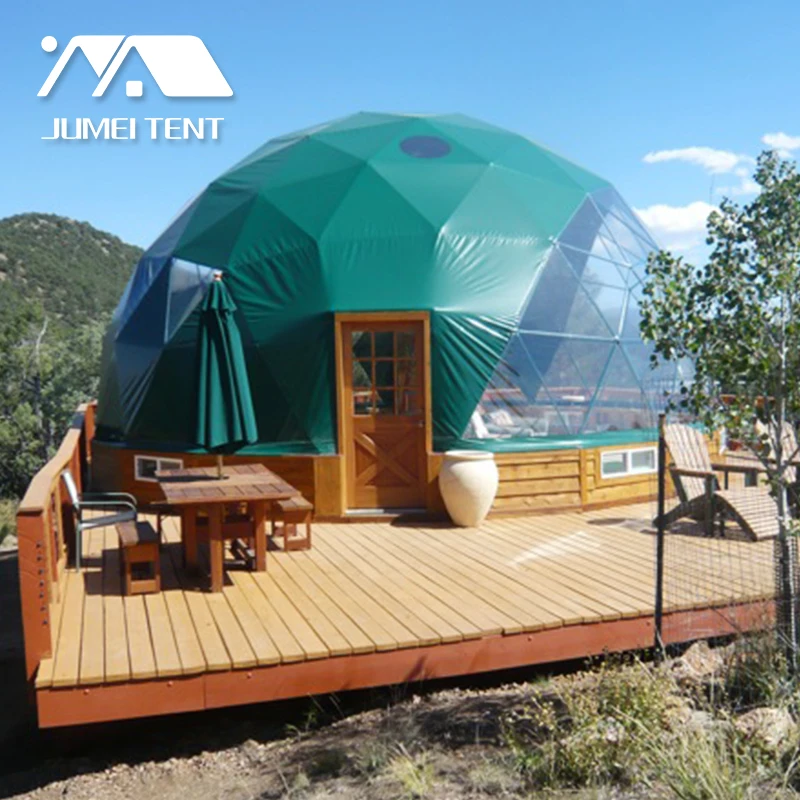 3m-60m diameter luxury glamping geodesic dome tent for camping