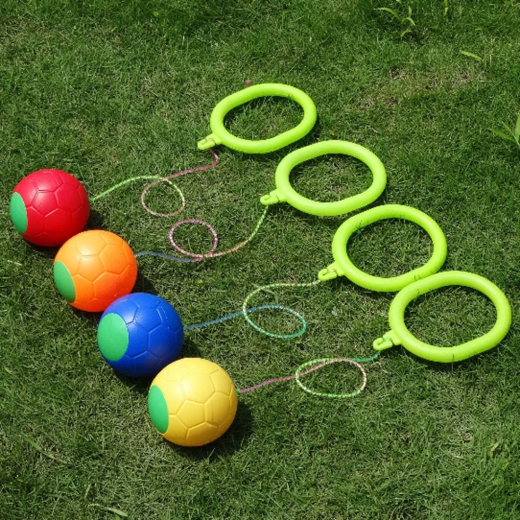 Hot Sale Outdoor Fun Toy Ball Classical Skipping Toy Exercise Coordination and Balance Hop Jump Kip Ball