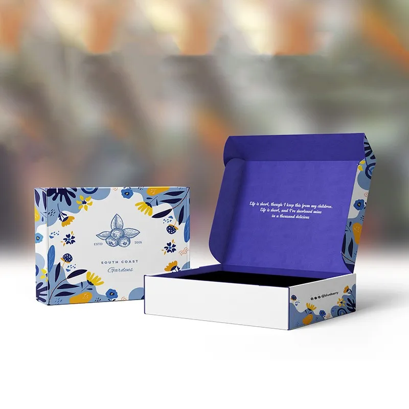 Wholesale portable home packaging boxes double-sided printed aircraft corrugated box shipping boxes