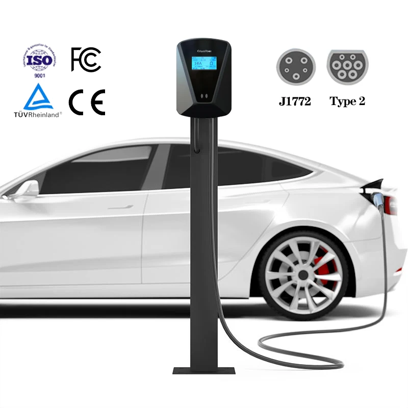 Fisher 7kw 32a IP65 Electric Car Wallbox Wall Mount Charging Station CE TUV  Model 3 for TESLA