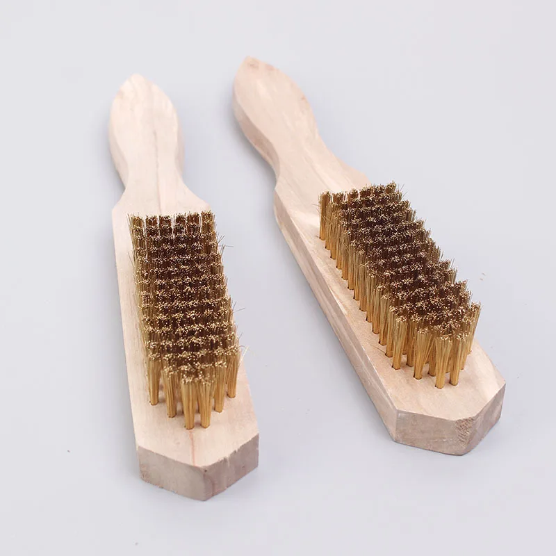 Cleaning Brush Brass Wire  Brush Copper Wire Brush 3rows/4rows/5rows/6rows