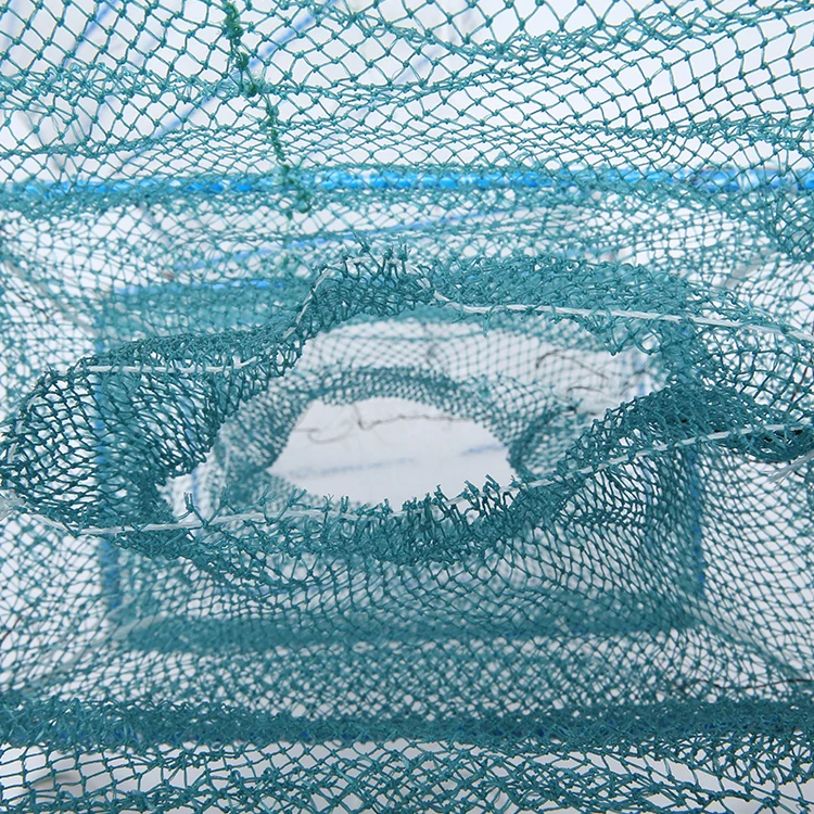 Factory Directly Supply Great Wall Cage Fishing Lobster Traps Cheap Rectangular Foldable Crab Fish Trap Manufactured In China