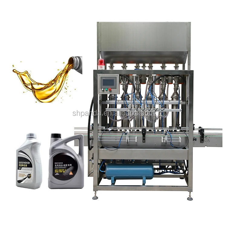 Automatic 1-5L 8 Nozzles Lubricant Lube Oil/Car Oil/Brake Oil Liquid Filling Machine