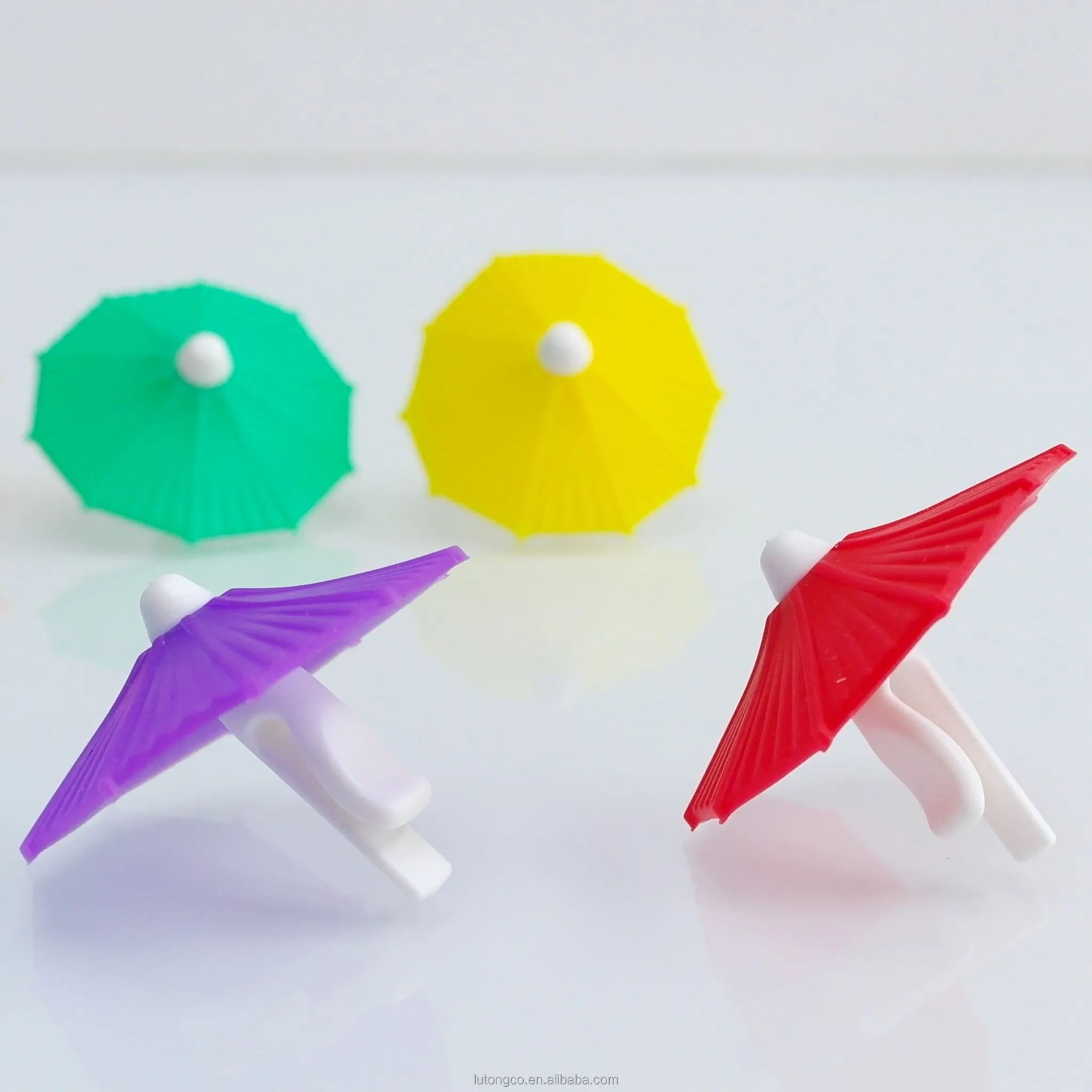 Drinking Buddies Silicone Umbrella Drink Markers Glass Markers Drink Charm With Clip