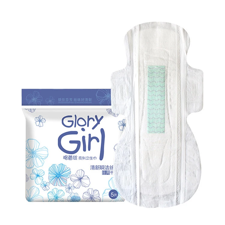 Ultra Thin Bamboo Fiber Herbal Anion Sanitary Pad for Women Ladies Teens