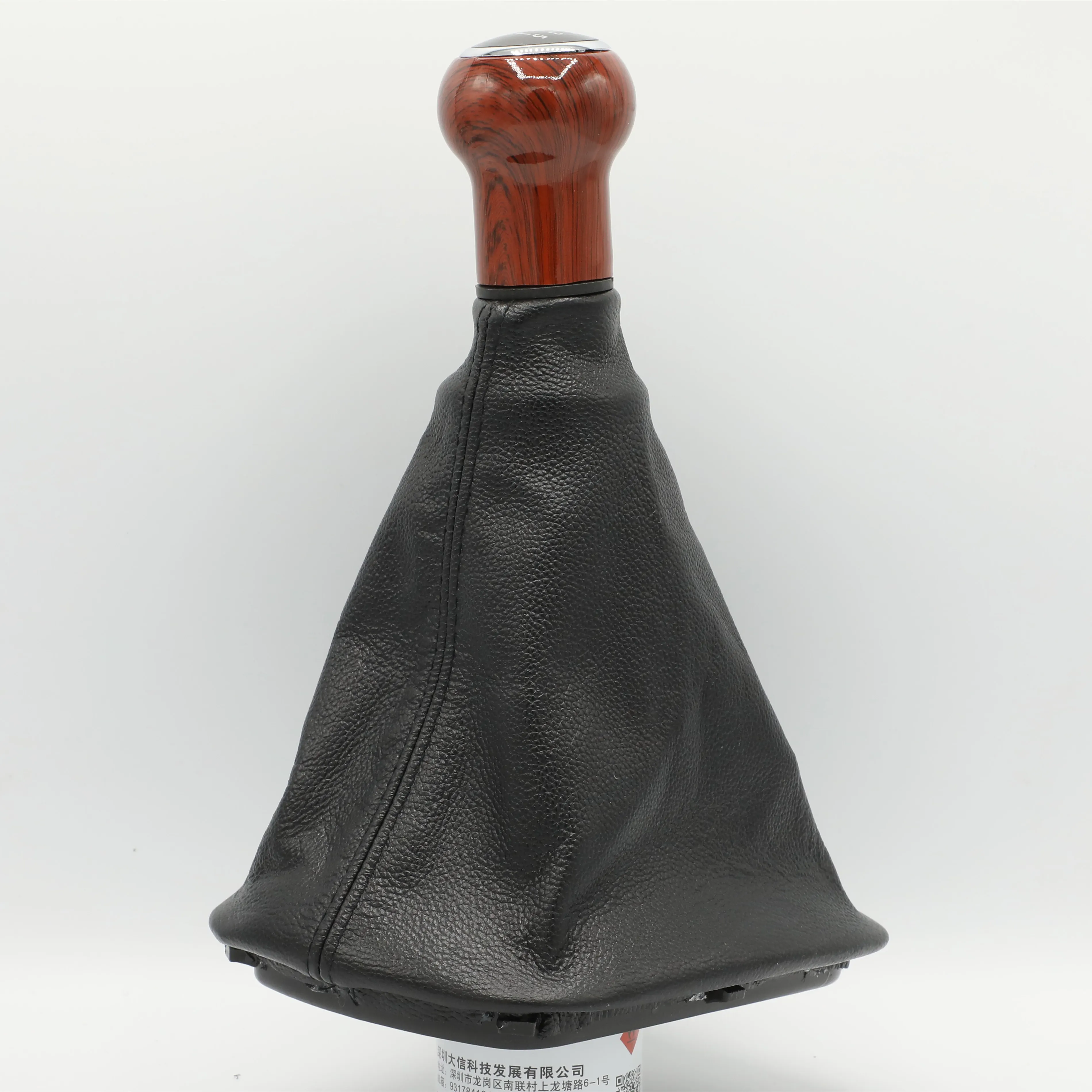 Universal car accessories 5 speed black car gear knob with gaitor for VW 3000/Santana Vista