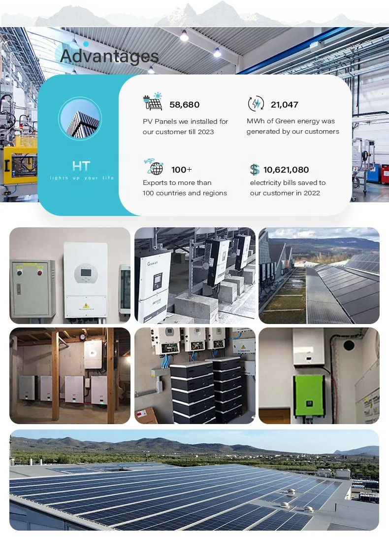 HT factory 400w 600w 800w 1000w 1200w PMW MPPT 12V 24V DC PV Input 220VAC 48V Single Phase Hybrid Solar inverters