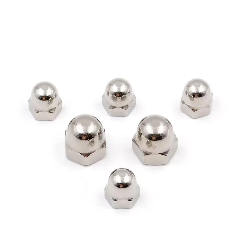 1587 Hex Cap Nut Domed Nuts For M3 M4 M5 M6 M8 Ss304 -
