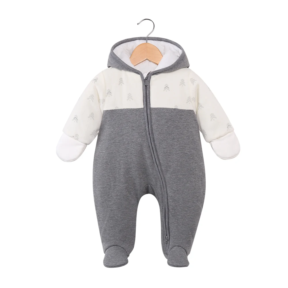
Winter Baby Clothes Set Newborn Jumpsuit in Bulk Zip Ropa Para Baby Cotton Footed Onesie Rompers for Boys Girls 