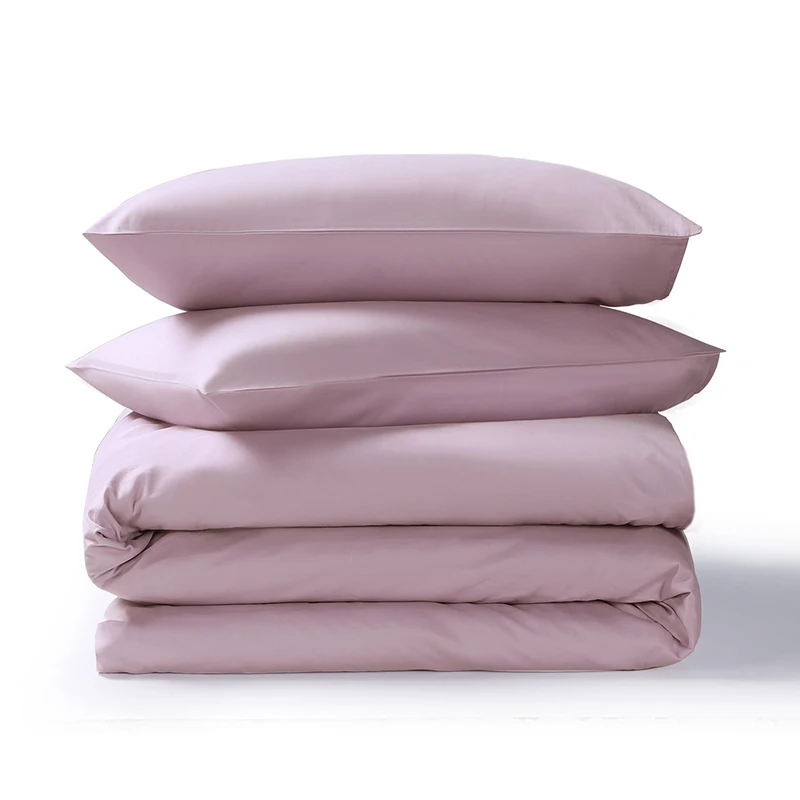 Home Textile Life Comfort  Double Single Soft Cotton King Size 100% Cotton quality bed sheet set purple