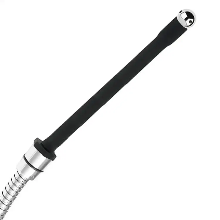 Silicone Enema Toy Metal Hollow Head Douche Syringe Shower Nozzle Cleaning For Female Male