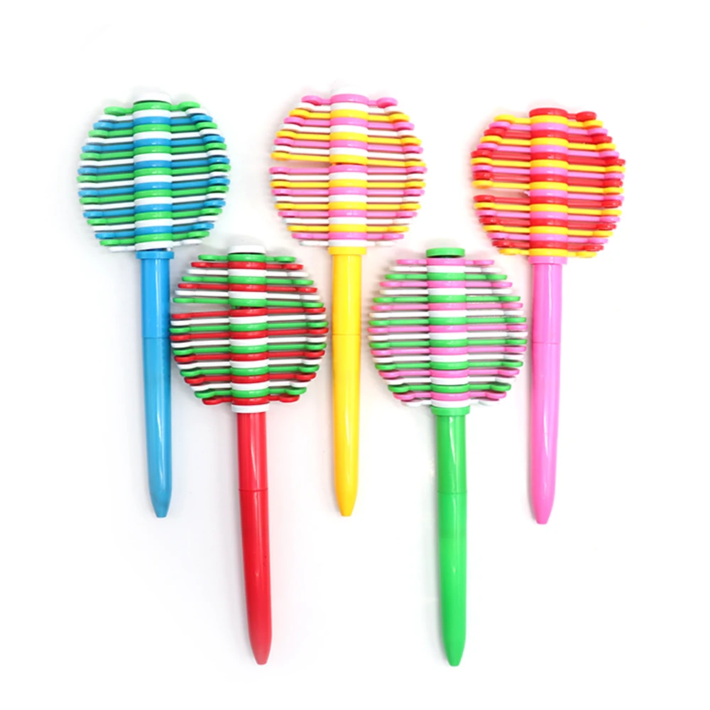 Novelty figdet spinner ball pen decompression gyro pen with customized logo